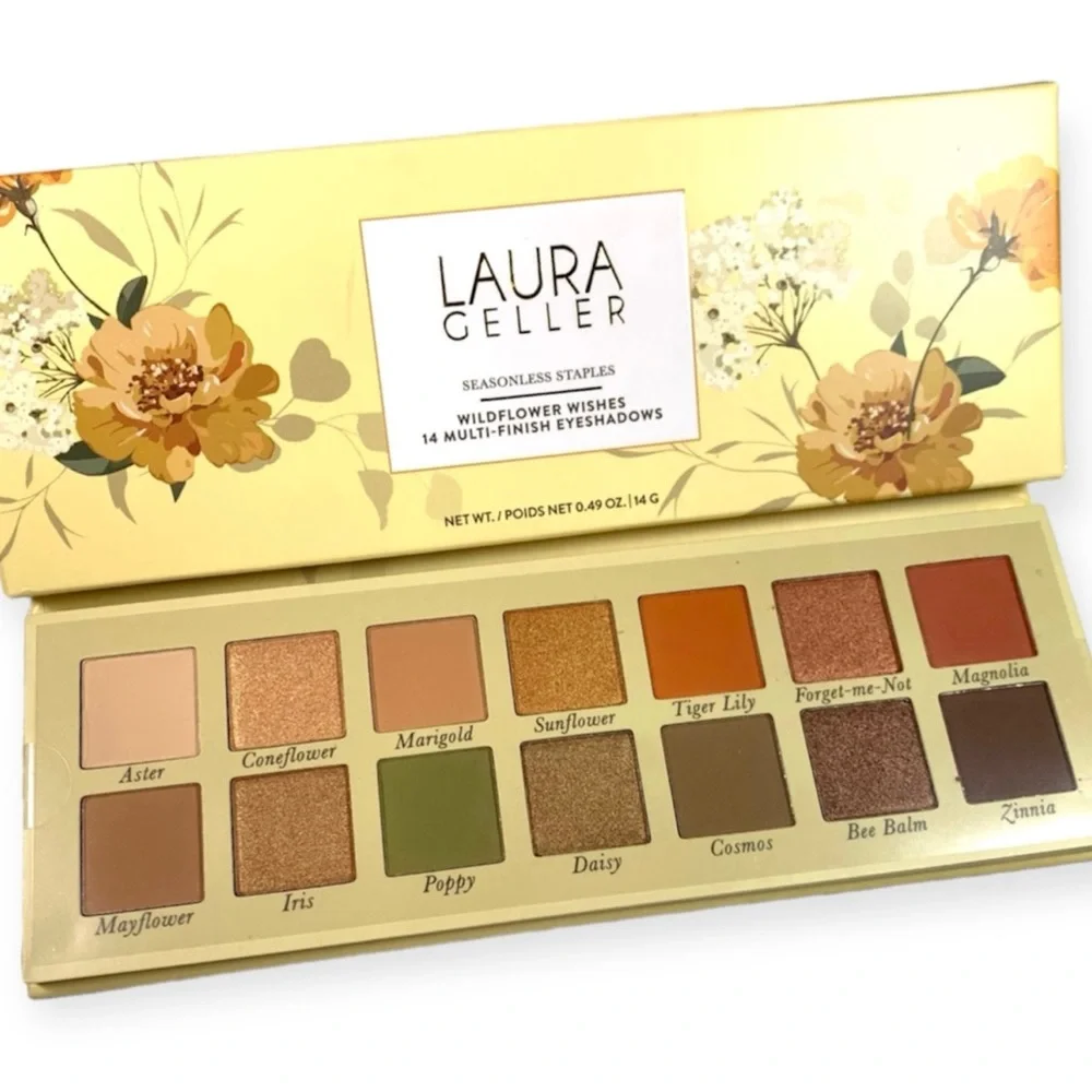 LAURA GELLER Eyeshadow Palette Seasonless Staples Wildflower Wishes 14 Shades